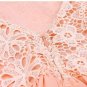 Casual Backless Embroideny Lace Split Shaped Dress