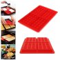 4-Cavity Mini Waffles Cake Chocolate Pan Silicone DIY Tray Mold Mould