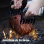 2pcs Black Bear Paw Tongs Pull Shred Meat Handle Transfer BBQ Tool