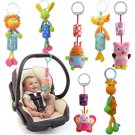 Infant Rattles Plush Animal Stroller Music Hanging Bell Toy Doll