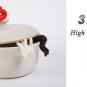 6Pcs Creative Lilliputian Raise Lid Anti-overflow Device Heightening Lid