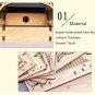 Solar Noctilucous 3D Burj Al Arab Hotel Wooden Puzzle DIY Model