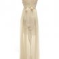 Womens Lace Evening Bowknot Cocktail Prom Bridesmaid Long Wedding Dress