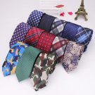 Men Tie Vintage British Style Polyester Silk Businessman Accessories