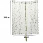 100x80cm Flower Sheer Curtain Tulle Window Door Liftting Curtain Blinds