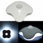 Mini LED Night Light Four-Leaf Clover Auto Motion Sensor Lamp Battery Powered