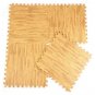 10pcs Baby EVA Mat Wood Grain Ground Carpet Split Joint Puzzle