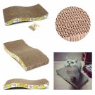 S-Shaped Pet Cat Comfort Scratch Scratcher Scratching Board