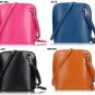 Burnished Leather Shell Crossbody Bags Shoulder Bags Messenger Bags