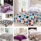 Multi-functional 7 Styles Flannel Bedding Blanket Soft Warm Flat Quilt