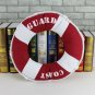Fabric Lifebuoy Shape Back Cushion Home Office Soft Pillow
