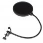 Double Layer Studio Microphone Wind Screen Mask Gooseneck Shield Pop Filter