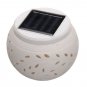 Ceramic Changing Colour LED Solar Lamp Sun Powered Table Garden Round Light