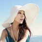 Summer Large Wide Floppy Brim Straw Beach Sun Hat Colorful Cap
