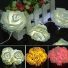 20 LED Romantic Rose Flower Fairy String Light For Wedding Party