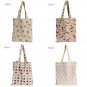 Canvas Reusable Brief Storage Shopping Shoulder Tote Handbag Grocery Bags