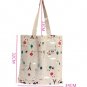 Canvas Reusable Brief Storage Shopping Shoulder Tote Handbag Grocery Bags