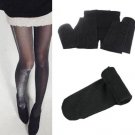Black Women Elastic Transparen​t Tights Pants Stocking
