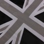 2Pcs Black Union Jack Flag Vinyl Mirrors Stickers For Mini Cooper