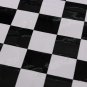 2Pcs Checkered Pattern Vinyl Side Mirror Stickers For Mini Cooper