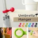 Plastic Handy Mini Umbrella Hanger Holder Stand Support Rack Mount Color Random