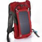 Outdoor Camping Solar Backpack Solar Hiking Bag 6.5W Solar Panel With 2.5L Water Bag