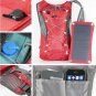 Outdoor Camping Solar Backpack Solar Hiking Bag 6.5W Solar Panel With 2.5L Water Bag