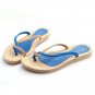 Flat Flip-Flops Thongs Slippers Rattan Grass Sandals