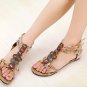 Womens Summer Roman Bohemian Style Beaded Gemstone