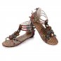 Womens Summer Roman Bohemian Style Beaded Gemstone