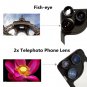 4in1 Plastic Phone Camera Lens Dial Case For iPhone 6 4.7 Inch
