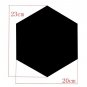 Removable Vinyl Blackboard Wall Sticker Office Home Decor Hexagon Shaped