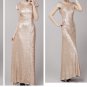 Women Long Sequins Evening Formal Party Prom Wedding Dress Bridesmaid Ball Gowns