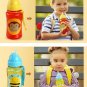 Cartoon Animal Straw Cup Water Bottle Non-toxic BPA-Free Drinking Cup