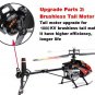 V913 Dual Brushless Helicopter BNF With 2200mAh Batteries