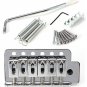 6 Strings Chrome Guitar Tremolo Bridge With Bar Guitar Accessories