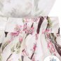 Beach Pink Cross Back Floral Printed Long Maxi Dress