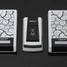 36 Chimes Songs Waterproof Wireless Doorbell Remote Control 2 Receiver Door Bell
