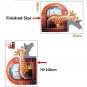3D Wall Decal Removable Giraffe Wall Stickers Home Wall Background Decoration
