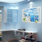 3D Window View Aegean Sea Removable Wall Sticker Art Decal Mural Home Decor