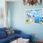 3D Window View Aegean Sea Removable Wall Sticker Art Decal Mural Home Decor