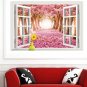 3D Window Sakura View Removable Wall Sticker Art Decal Mural Home Decor