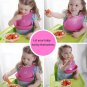 Baby Kid Silicone Lovely Cartoon Waterproof Soft Bib Feeding Shield Baby Care