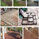 51cm Garden DIY Plastic Path Maker Model Road Paving Cement Mould Brick Stone Road