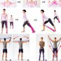 Elastic Exercise Pilates Yoga Stretch Band Workout Aerobics Resistance Slimming