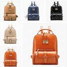 PU Leather Vintage Women Backpack Student School Bags Travel Rucksack