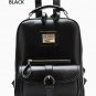 PU Leather Vintage Women Backpack Student School Bags Travel Rucksack