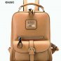 PU Leather Vintage Women Backpack Student School Bags Travel Rucksack