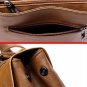 Men Campus Travel PU Leather Shoulders Bag Backpack School Bag