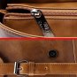 Men Campus Travel PU Leather Shoulders Bag Backpack School Bag